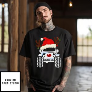 Truck Snow Hat Christmas 2024 T-Shirt