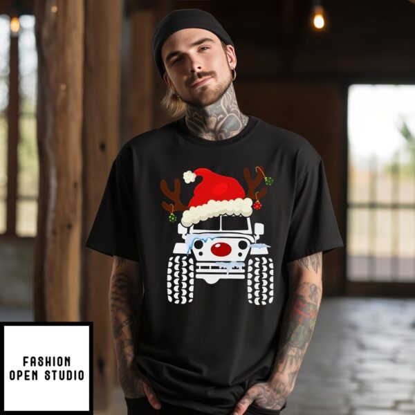 Truck Snow Hat Christmas 2024 T-Shirt