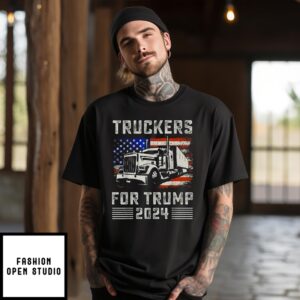 Truckers For Trump 2024 Vintage T-Shirt