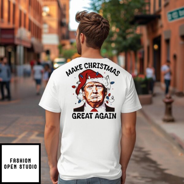 Trump 2025 Christmas Make Christmas Great Again T-Shirt