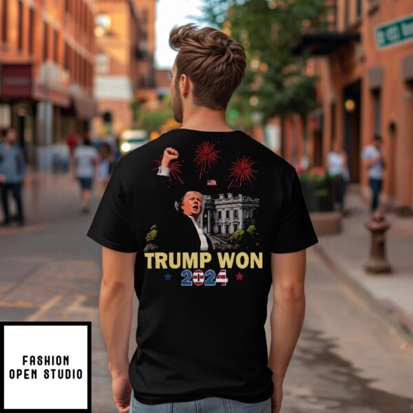 Trump I Won 2024 Get Over It T-Shirt