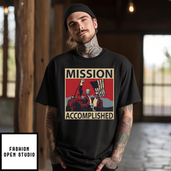 Trump Mission Accomplished 47Th President 2024 T-Shirt