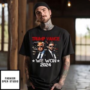 Trump Vance We Won 2024 T-Shirt