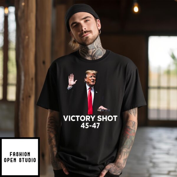 Trump Victory Shot 45-47 T-Shirt