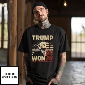 Trump Won 2024 Greatest Return In History T-Shirt