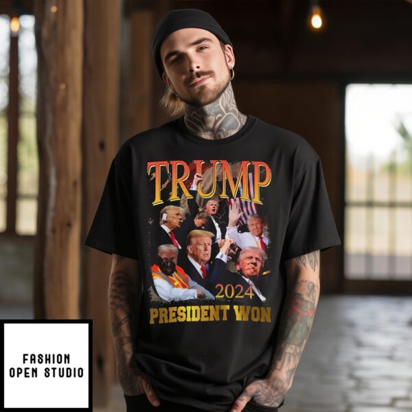 Trump Won 2024 President 47Th Of White House T-Shirt