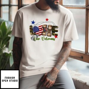 Veterans Day Love Our Veterans 2024 T-Shirt