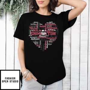 Alabama Crimson Tide Heart 2024 T-Shirt