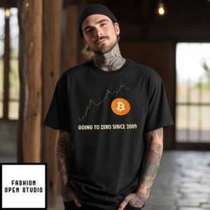 Bitcoin Going To Zero Since 2009 Vintage T-Shirt