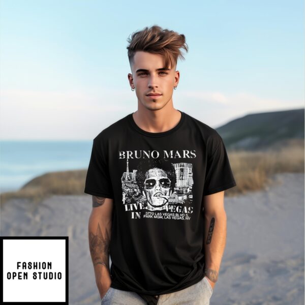 Bruno Mars Live In Vegas Vintage T-Shirt