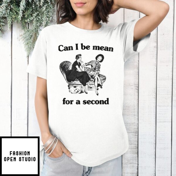 Can I Be Mean For A Seacond T-Shirt