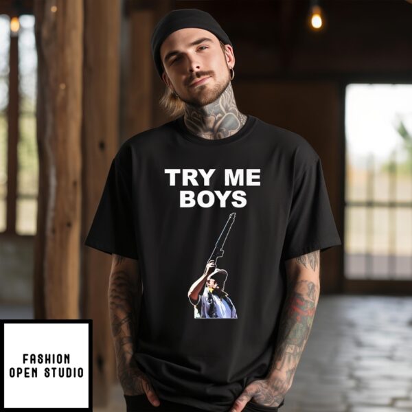 Carl Niehaus Try Me Boys T-Shirt