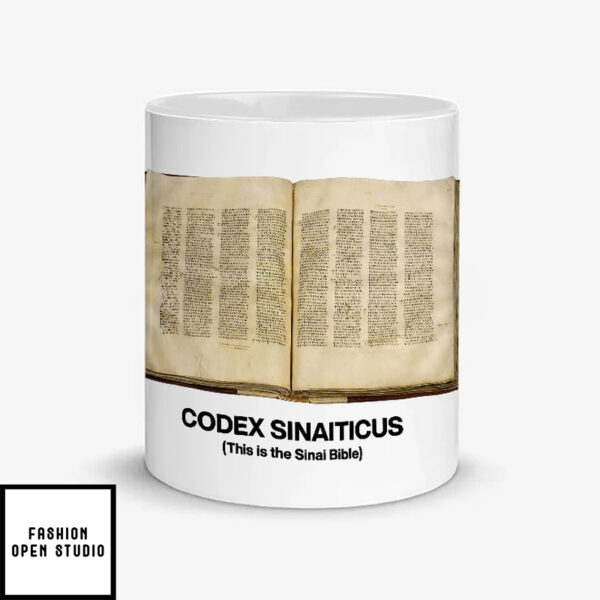 Codex Sinaiticus Sinai Bible Mug