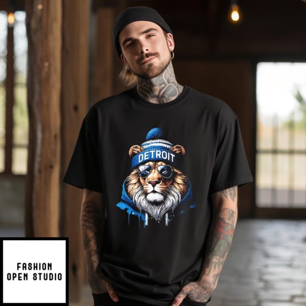 Cool Lions Detroit Football T-Shirt