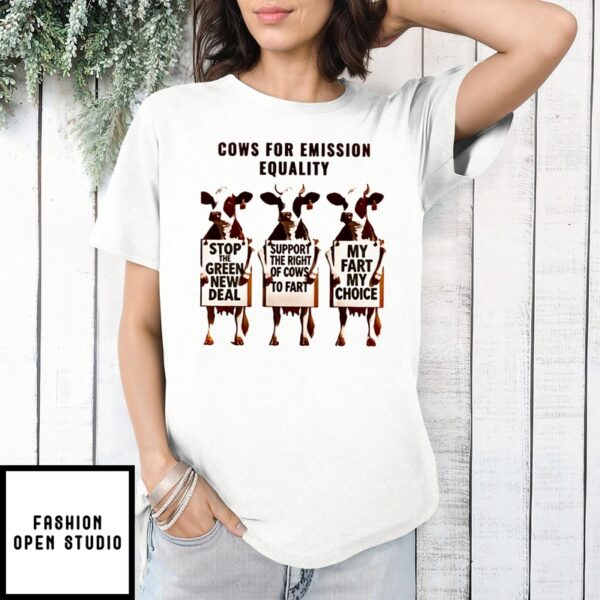 Cows For Emission Equality T-Shirt