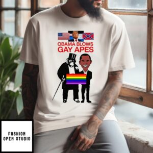 Donald Trump Obama Blows Gay Apes T-Shirt