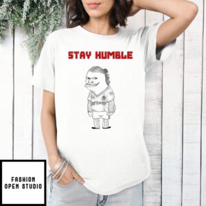 Erling Haaland Cartoon Stay Humble T-Shirt