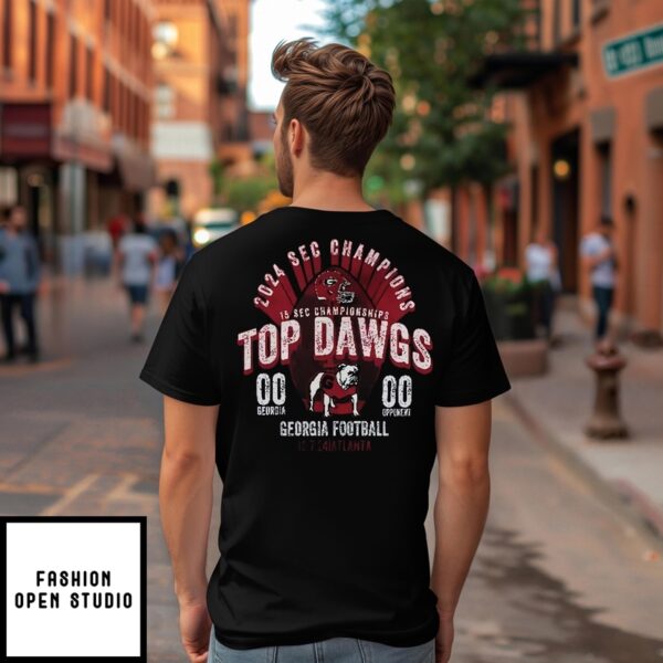 Georgia Bulldogs 2024 Sec Football Conference Champions T-Shirt