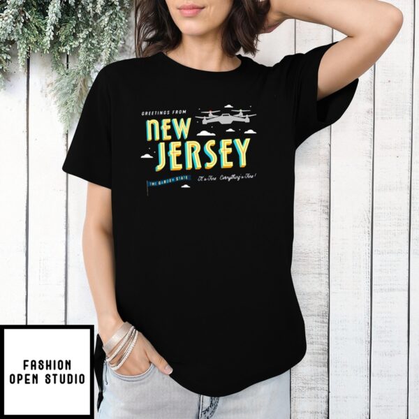 Greetings From New Jersey Drones T-Shirt