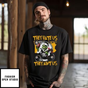 Grinch Pittsburgh Steelers They Hate Us Because They Ain’T Us T-Shirt