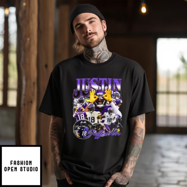 Justin Jefferson Wide Receiver Minnesota Vikings T-Shirt