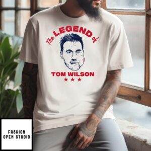 Logan Thompson Wearing The Legend Of Tom Wilson T-Shirt