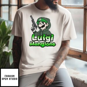 Luigi Mangione Super Mario T-Shirt