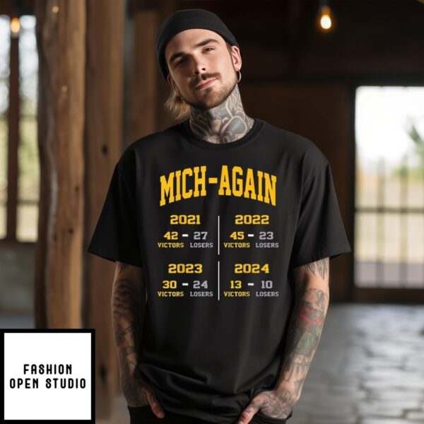 Mich-Again Michigan Win Again T-Shirt