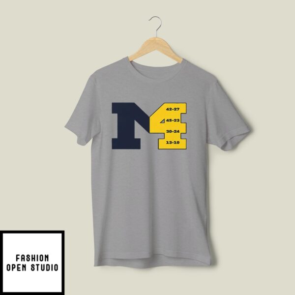 Michigan 4Th Straight Victory T-Shirt