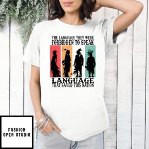 Native The Language They Were Forbidden To Speak Vintage T-Shirt