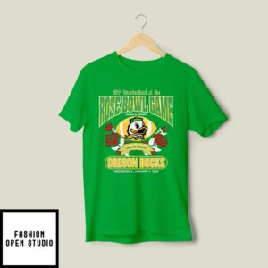 Oregon Ducks Cfp Quaterfinal At The Rose Bowl Game Roses And Rivalries T-Shirt