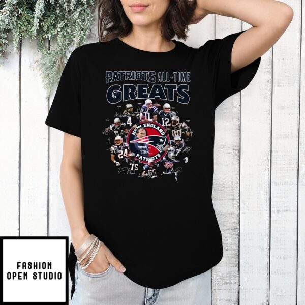 Patriots All Time Greats Player Signature T-Shirt