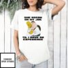 Peter Griffin Kiss Homer Simpson She Rogan On My Joe Til I Have An Experience T-Shirt