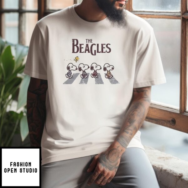 Snoopy The Beagles The Beatles T-Shirt