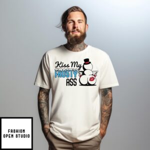 Snowman Kiss My Frosty Ass T-Shirt