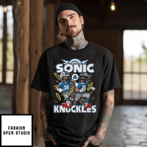 Sonic And Knuckles Detroit Lion T-Shirt