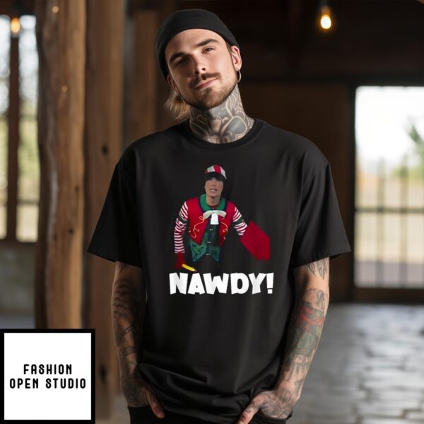 Tally The Elf Nawdy Innocent Christmas Holiday T-Shirt