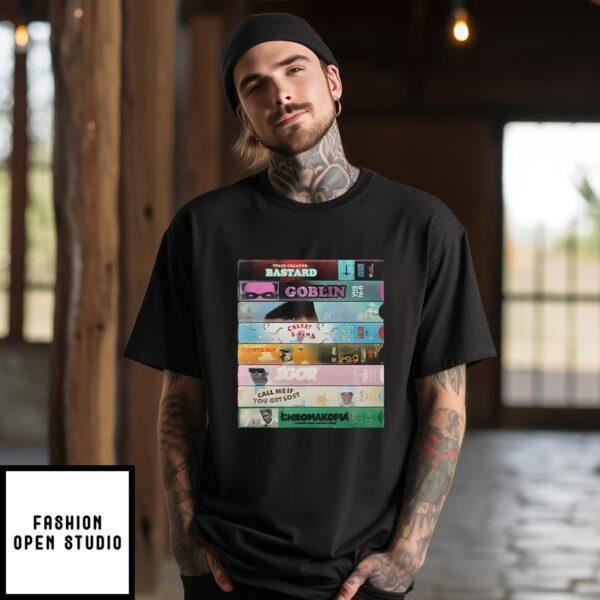 Tyler The Creator Vhs Discography T-Shirt