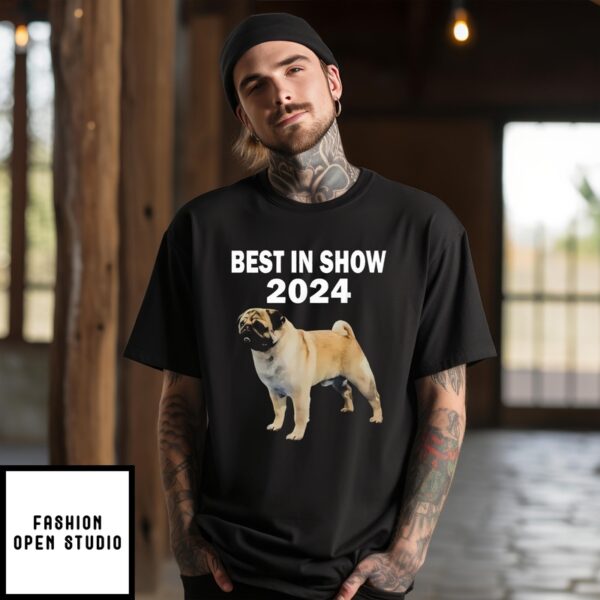 Vito The Pug Best In Show 2024 T-Shirt