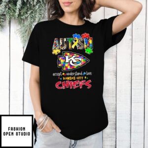 Autism Accept Understand Love Kansas City Chiefs 2025 T-Shirt