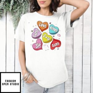 Be Mine Conversation Hearts Valentines Day T-Shirt