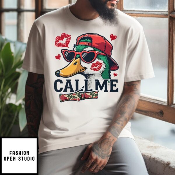 Call Me Valentine Mallard Duck T-Shirt