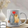 Couple Cat With Heart Custom Name  Purrrrfect Love Valentine’s Day Mug