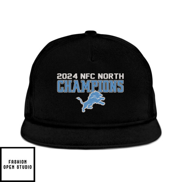 Detroit Lions 2024 Nfc North Champions Snapback Hat