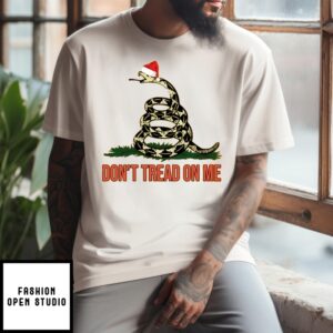 Don’T Tread On Me Christmas Gadsden Flag T-Shirt