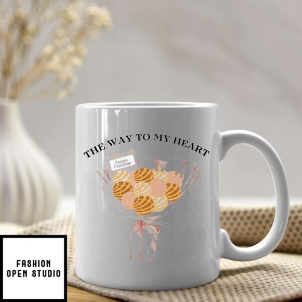 Dozen Of Conchas Bouquet The Way To My Heart Valentine’s Day Mug