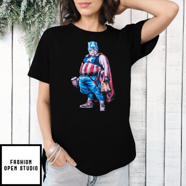 Fat Trump Captain America T-Shirt