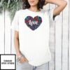 Floral Love Valentine Day T-Shirt