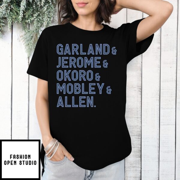 Garland Jerome Okoro Mobley Allen 2024-2025 Cleveland Cavaliers T-Shirt