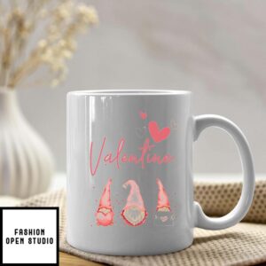 Gnomes With Heart Love Message Valentine’s Mug